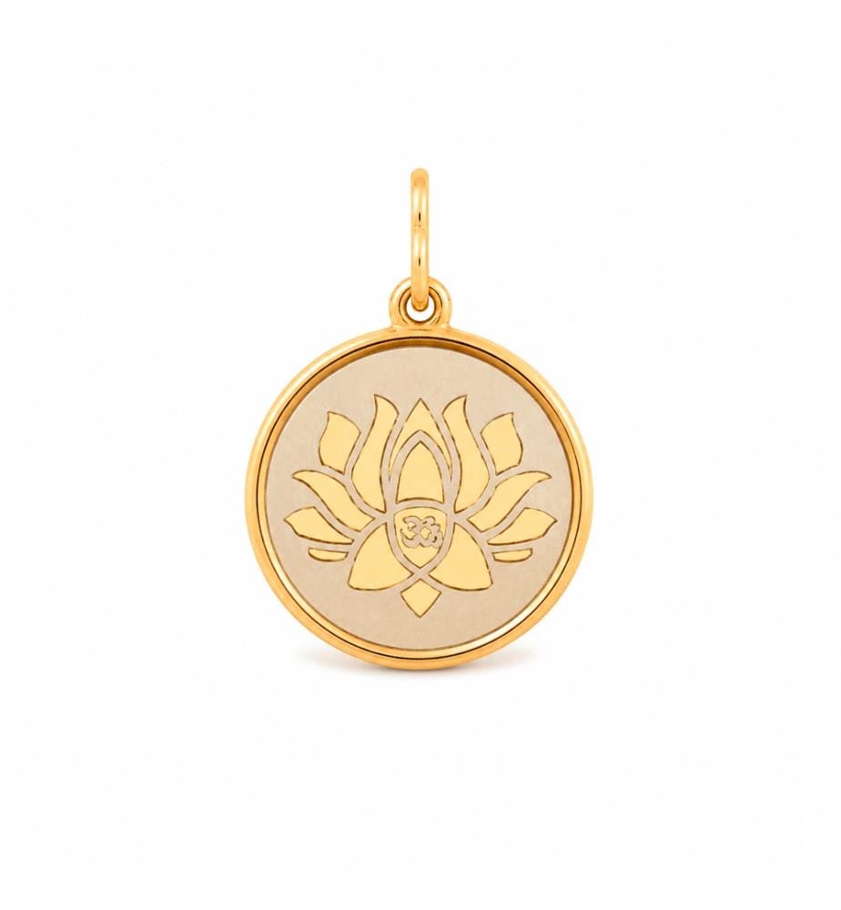 Charm Lotus Paix Pétales - Deux Tons