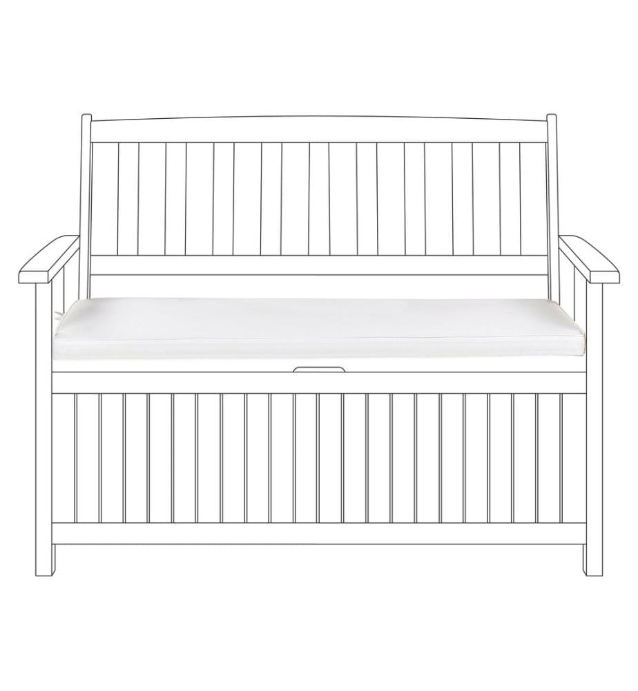 Coussin de banquette SOVANA 108 x 45 cm Blanc cassé