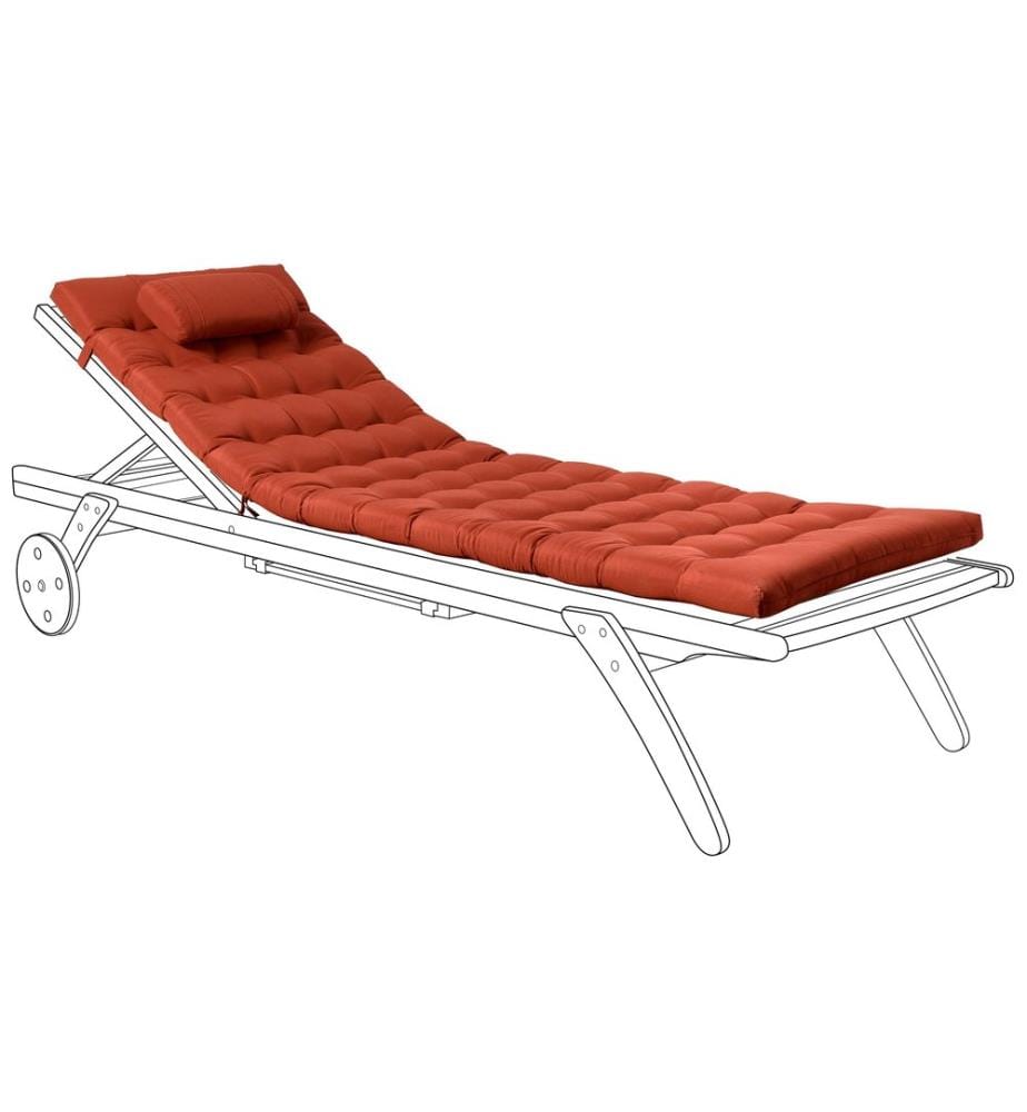 Coussin de transat extérieur CESANA PREMIUM Rouge