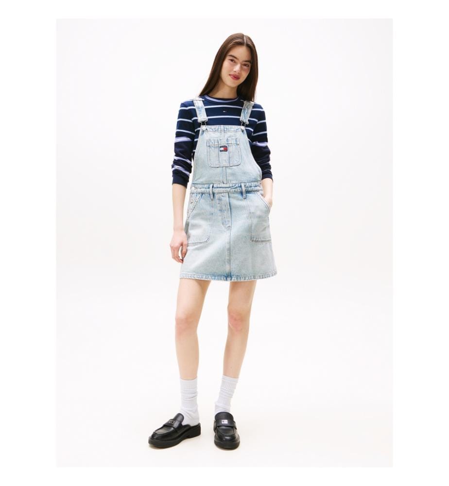 Robe en jean  Bleu denim clair