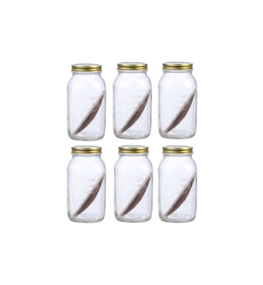 Bormioli Rocco Bocaux à conserves Quattro Stagioni 1,5 litre, 6 pièces