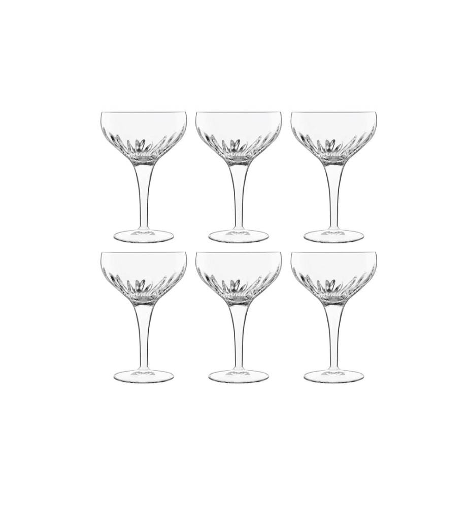 Luigi Bormioli Verre à cocktail Mixology 22.5 cl, 6 pièces. Transparent