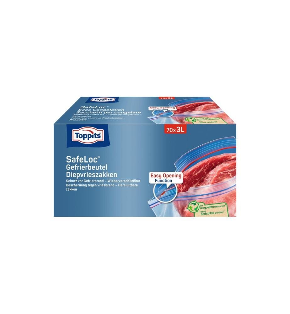 Sacs de congélation Toppits 3 l Multipack 70 pièces