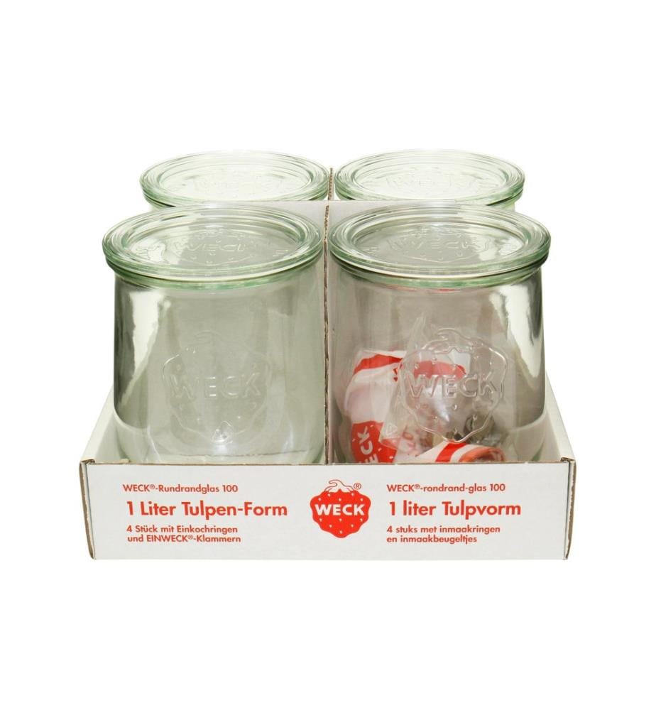 Weck Set de bocaux Weck 1000 ml