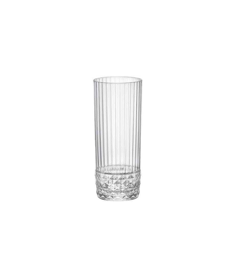 Bormioli Rocco Verre long drink America 20s 400 ml, 4 pièces, transparent
