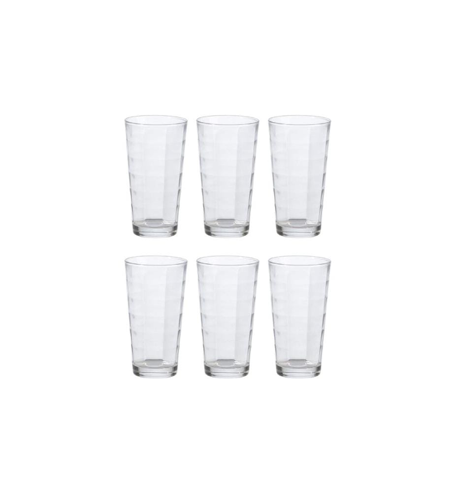 Verre long drink Bormioli Rocco Cube 370 ml, 6 pièces, Transparent