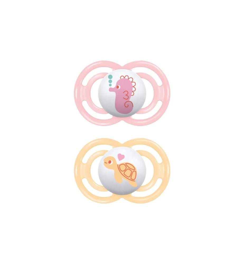 MAM - Tétines Perfect 2 pcs. Girl 6-16 mois