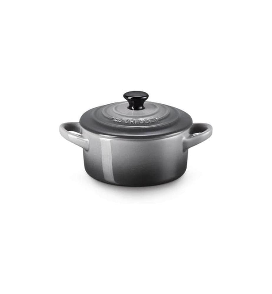 Le Creuset Plat à gratin Mini Cocotte Ronde, Gris foncé