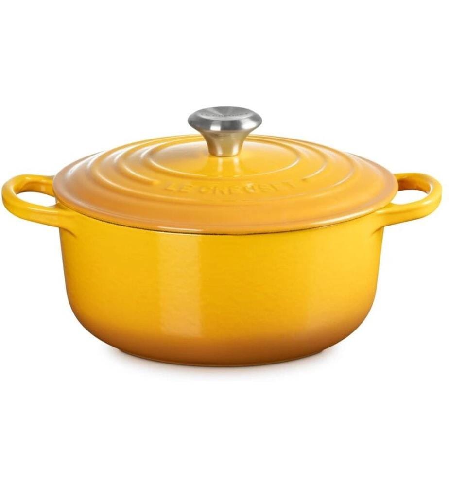 Le Creuset Plat à gratin Mini Cocotte Ronde, Nectar