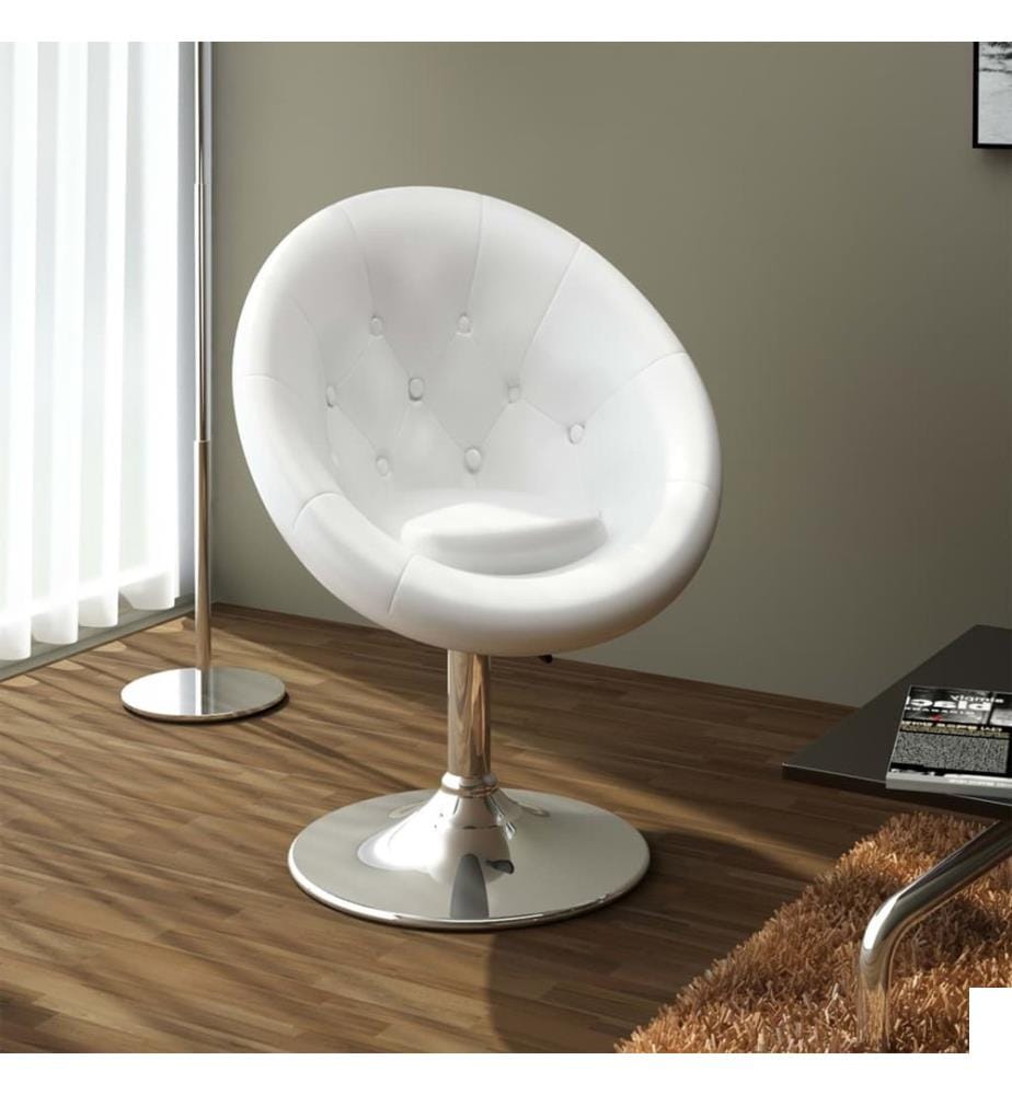 Tabouret de bar Blanc Similicuir