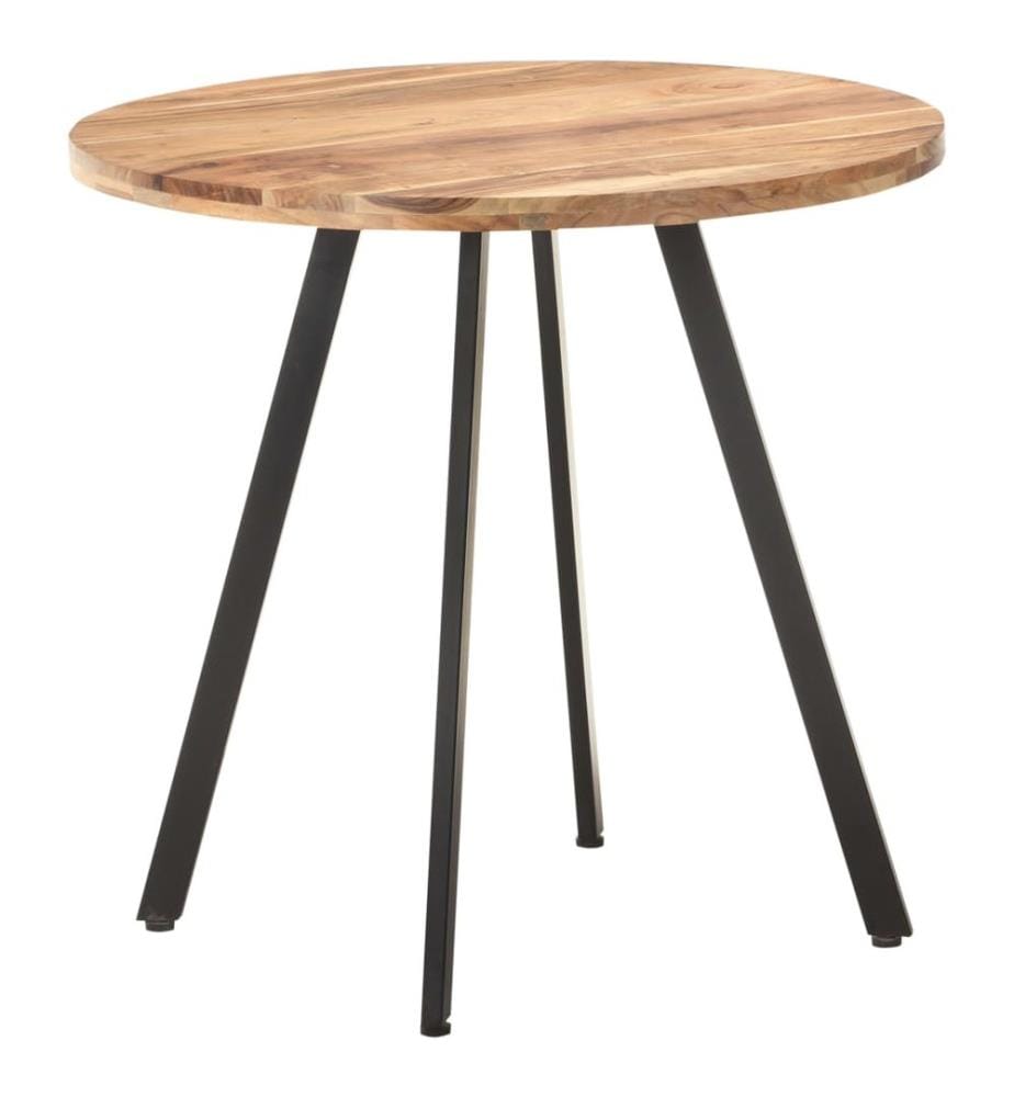 Table de salle à manger 80 cm Bois d'acacia solide