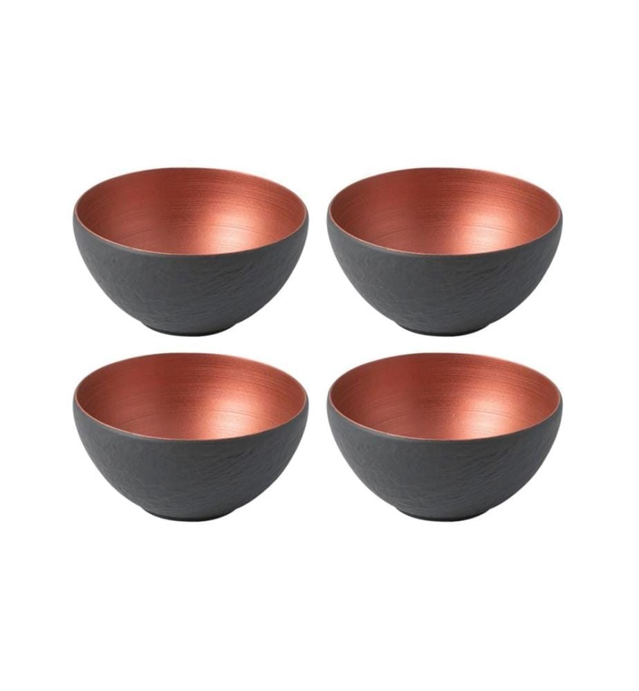 VILLEROY & BOCH - Coupe Manufacture Rock Glow 14 cm, 4 Pièce/s, Brun/Gris