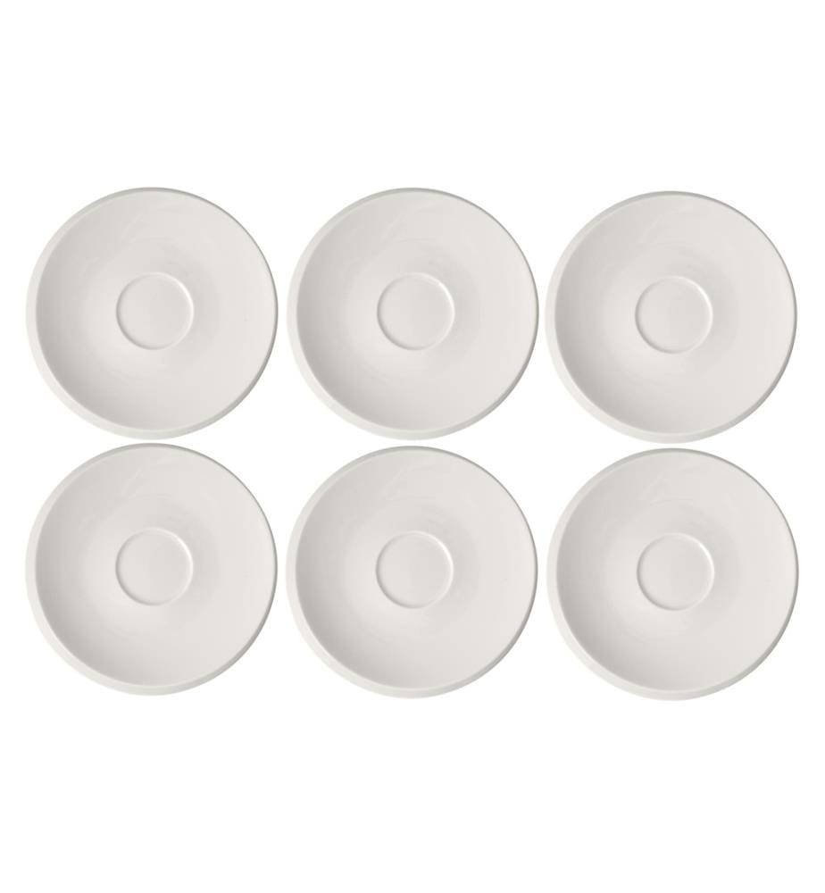 VILLEROY & BOCH - Soucoupe New Moon 6 Pièce/s, Blanc