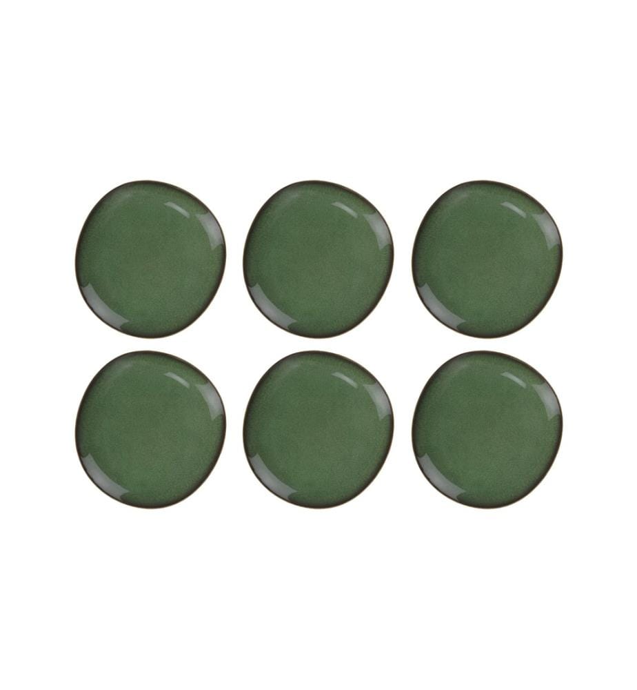VILLEROY & BOCH - Assiette à pain Lave 6 Pièce/s, Vert