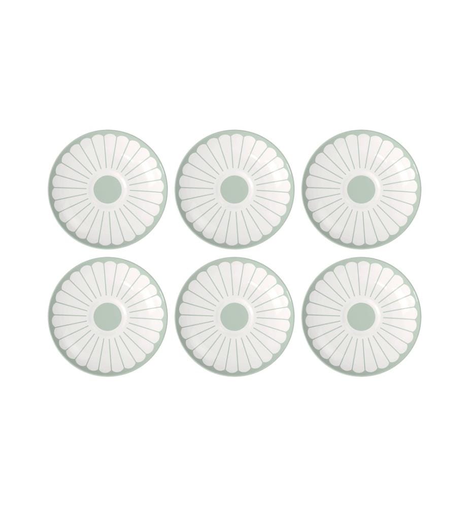 VILLEROY & BOCH - Soucoupe Fleur 6 Pièce/s, Vert