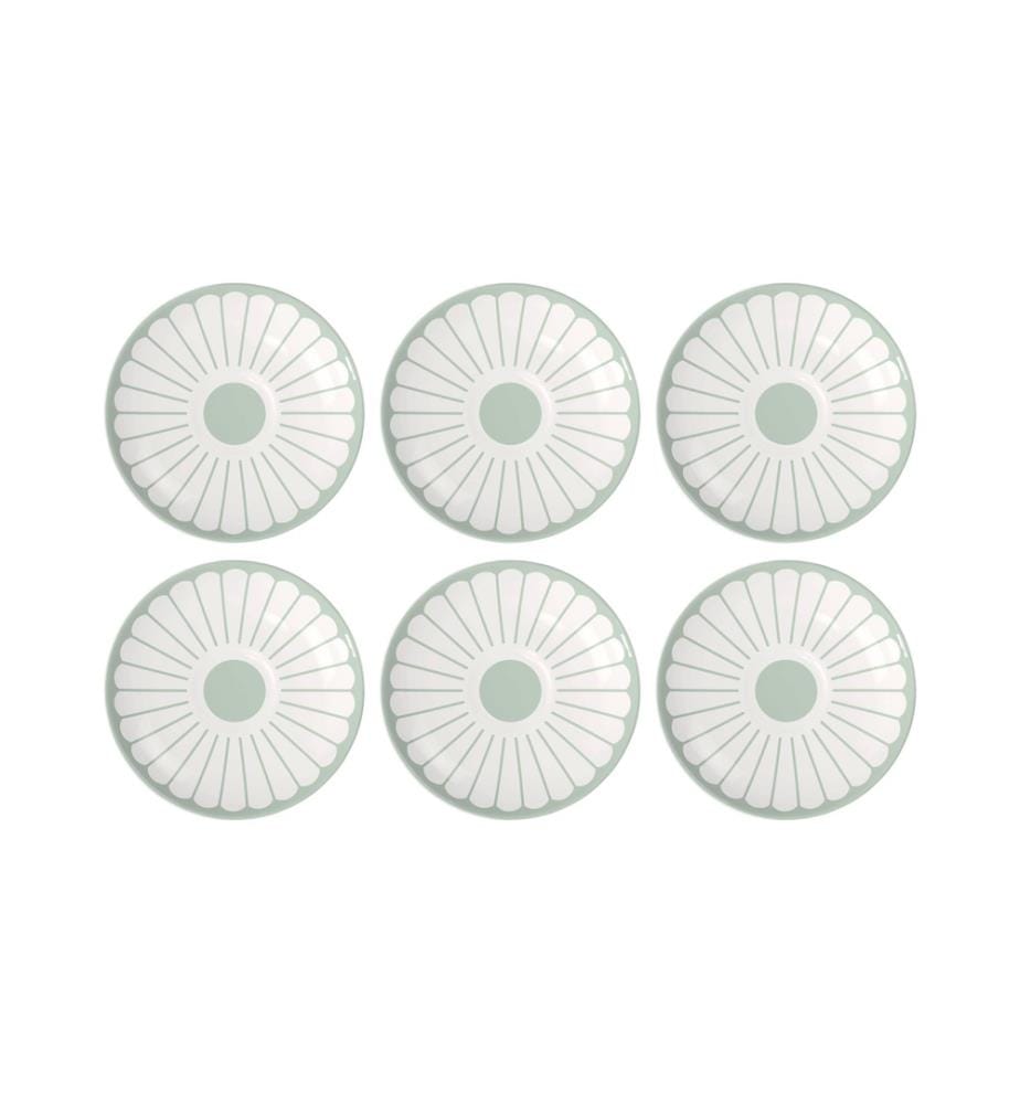VILLEROY & BOCH - Soucoupe pour espresso Fleur 6 Pièce/s, Vert