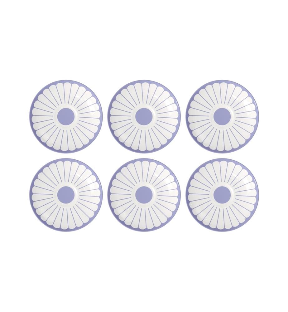 VILLEROY & BOCH - Soucoupe Fleur 6 Pièce/s, Bleu
