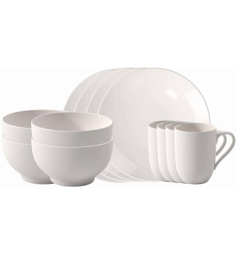 VILLEROY & BOCH - Set dassiettes For Me Set de 12 pièces 1 Pièce/s,Blanc