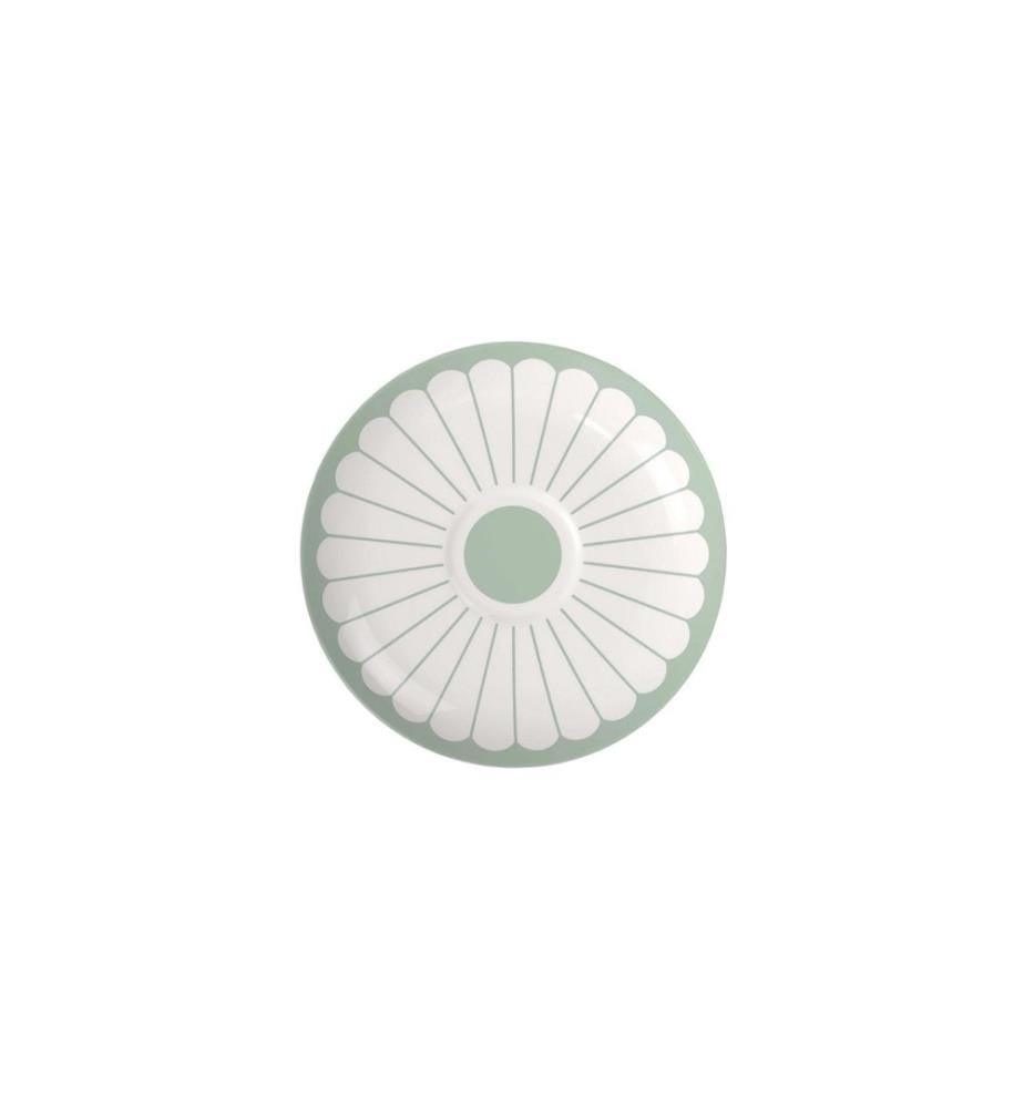 VILLEROY & BOCH - Fleur Vert Soucoupe pour cappuccino, 6 pièces