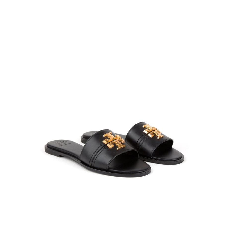 Sandales plates - Noir