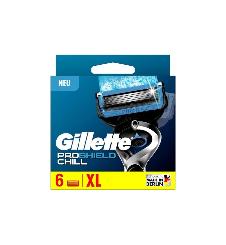 GILLETTE - Lames de rasoir ProShield Chill 6 pièces