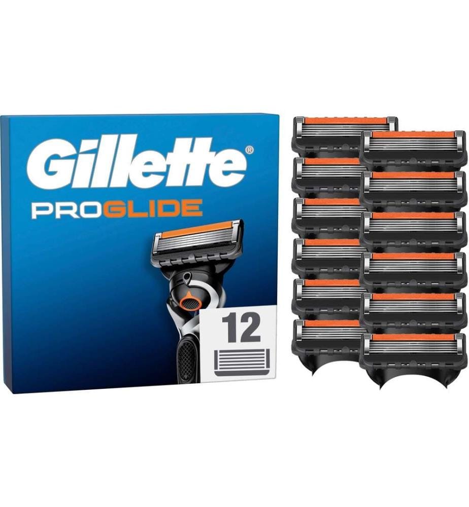GILLETTE - Lames de rasoir Fusion5 Proglide 12 pièces