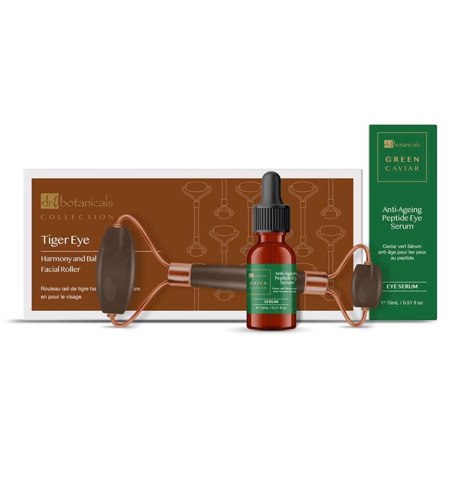 Coffret - Rouleau Visage il de Tigre & Sérum Yeux Caviar Vert