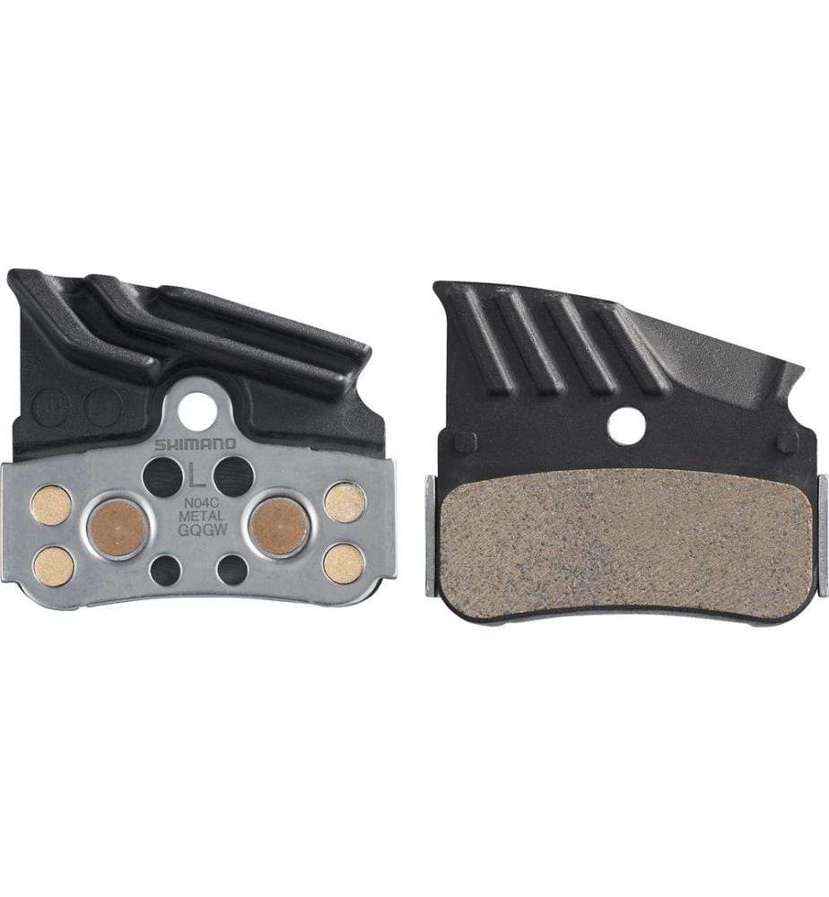 SHIMANO - Plaquettes de frein N04C Métal avec lamelles