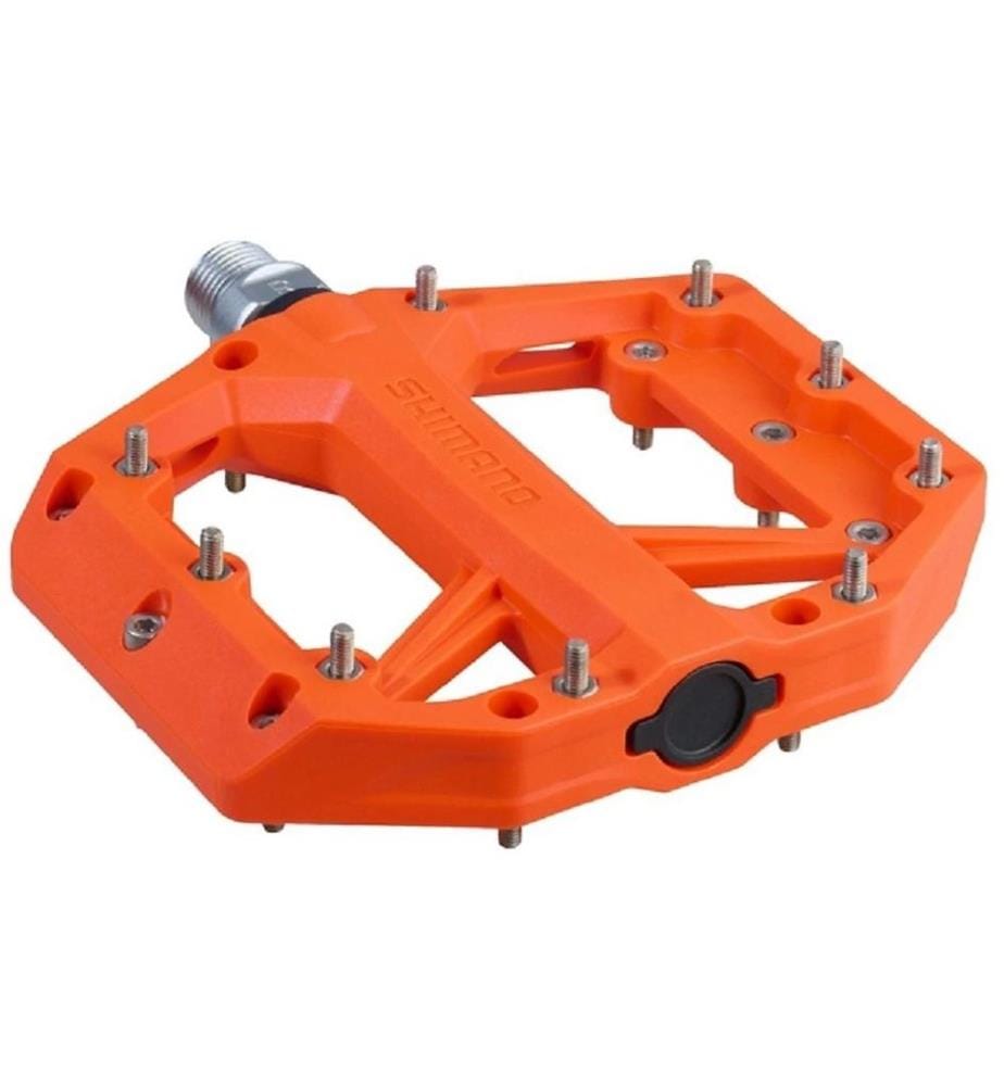 SHIMANO - Pédales plateforme PD-GR400 plat , orange