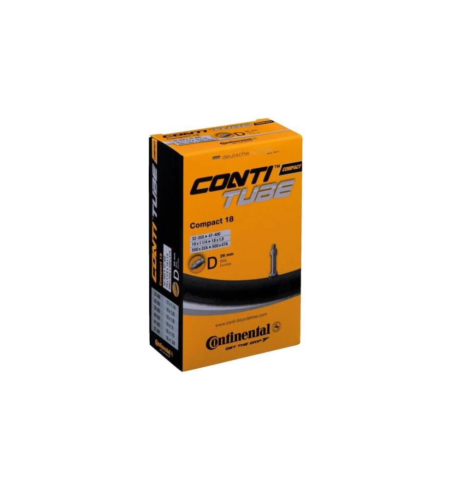 CONTINENTAL - Chambre à air de vélo Compact Dunlop 18