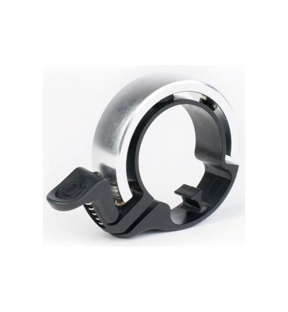 knog. - Sonnette de vélo Oi Ø 31.8, argent