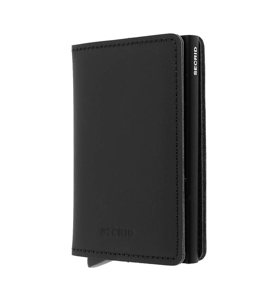 Porte-Cartes SlimWallet Style Matte - Noir