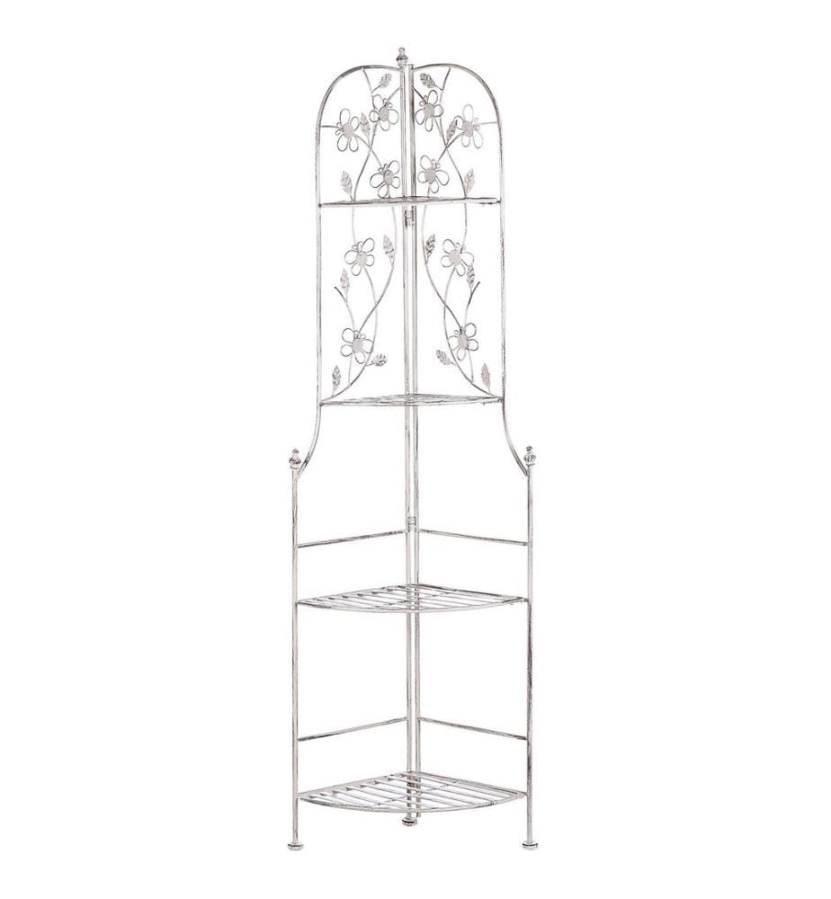 Étagère d'angle BIELLA Métal 35 cm 35 cm Blanc