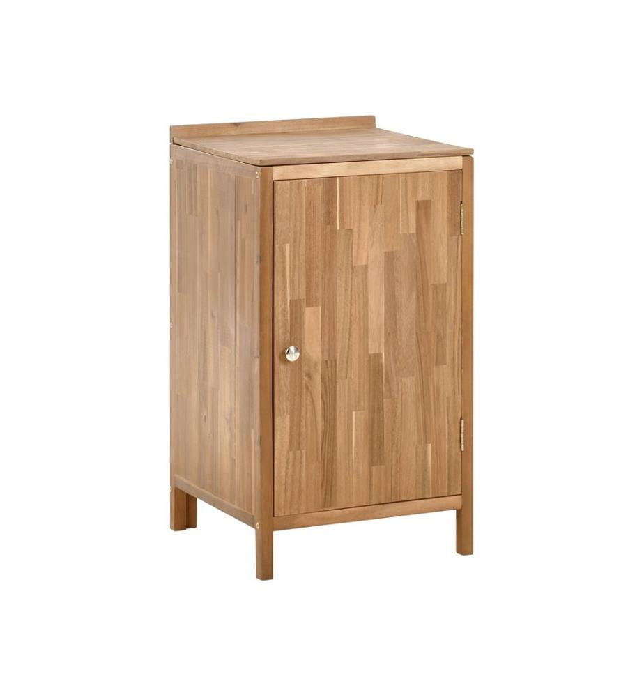Meuble de cuisine d'extérieur VENOSA Acacia 50 cm 50 cm Marron