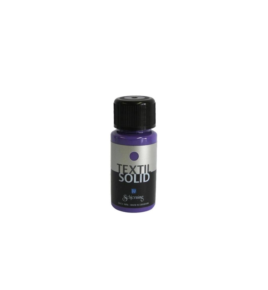 SCHJERNING - Peinture pour textile Solid 50 ml, violet rouge