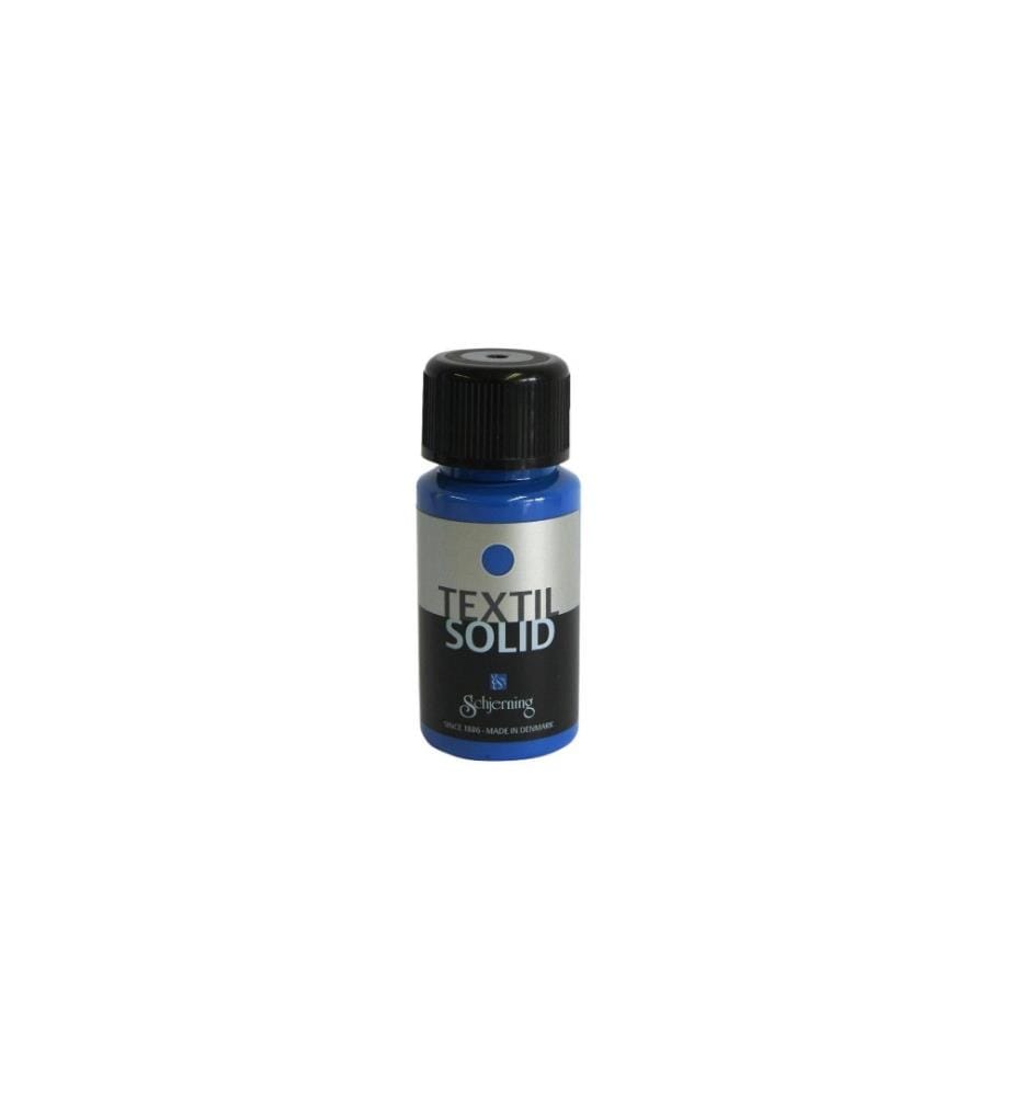 SCHJERNING - Peinture pour textile Solid 50 ml, bleu brillant