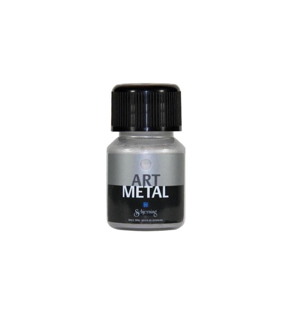 SCHJERNING - Peinture métallisée Art Metal 30 ml, argent