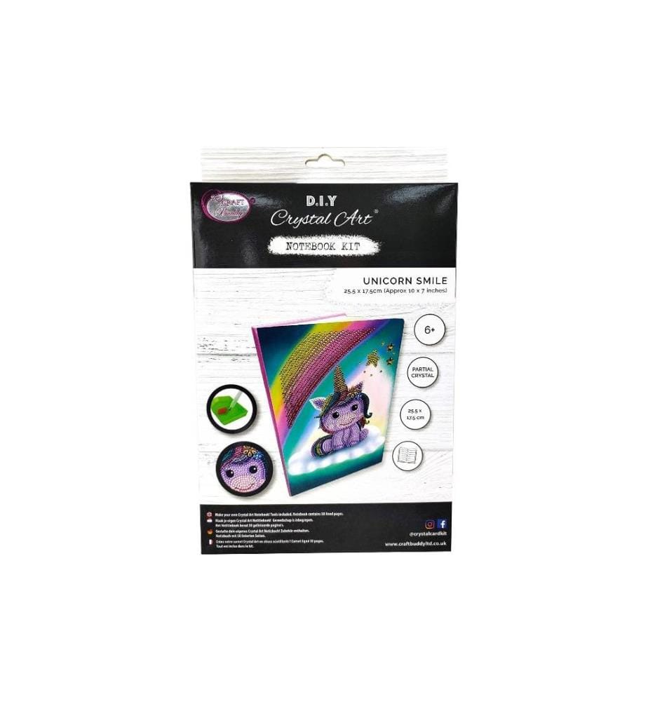 CRAFT BUDDY - Bloc-notes Unicorn Smile