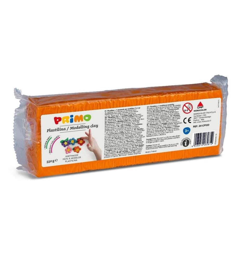 PRIMO - Plasticine 550 g, Orange