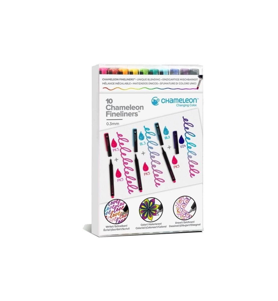 CHAMELEON - Fineliner Changement de couleur 0.3 mm, Multicolore