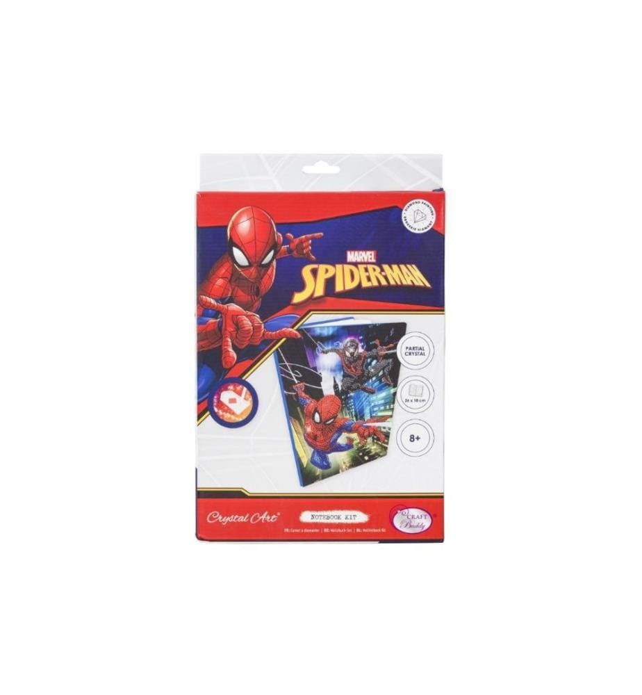 CRAFT BUDDY - Carnet de notes Crystal Art Spiderman