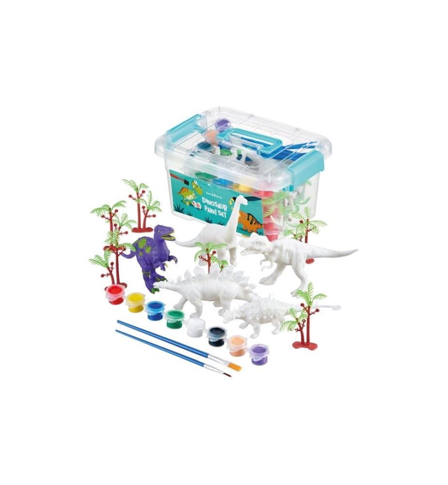 Twiddlers - Figurines de dinosaures 3D Set de peinture, 15 pièces