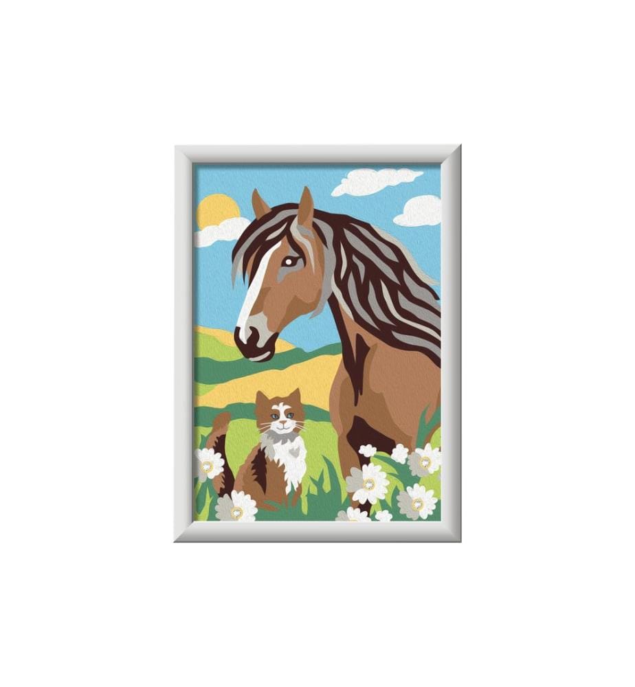 RAVENSBURGER - Peinture avec chiffres CreArt  Horse et Kitty