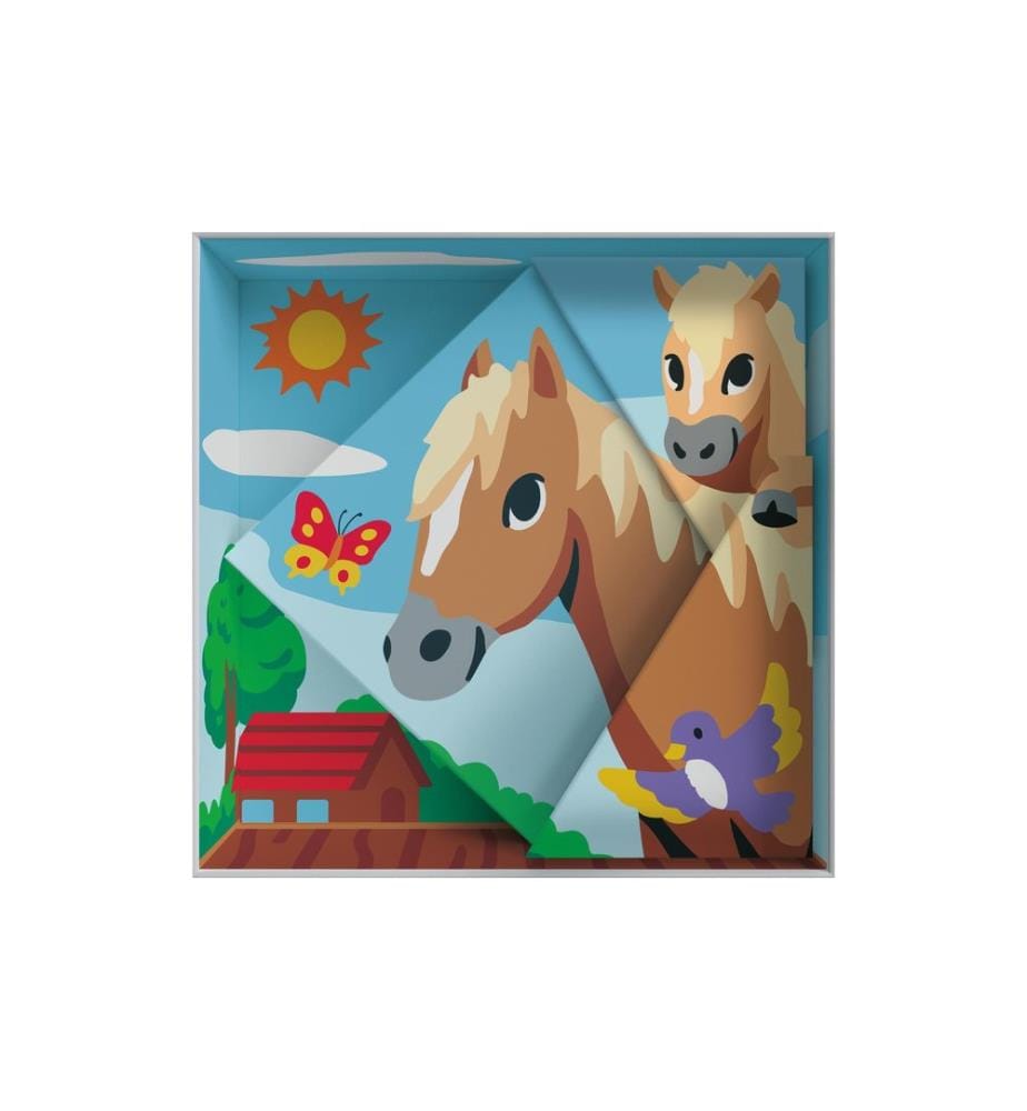 RAVENSBURGER - Peinture avec chiffres CreArt Do it together  Chevaux