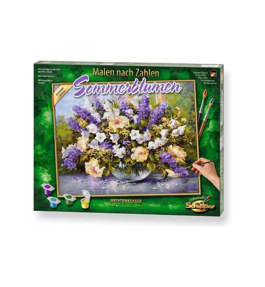 SCHIPPER - Peinture avec chiffres Fleurs d'été