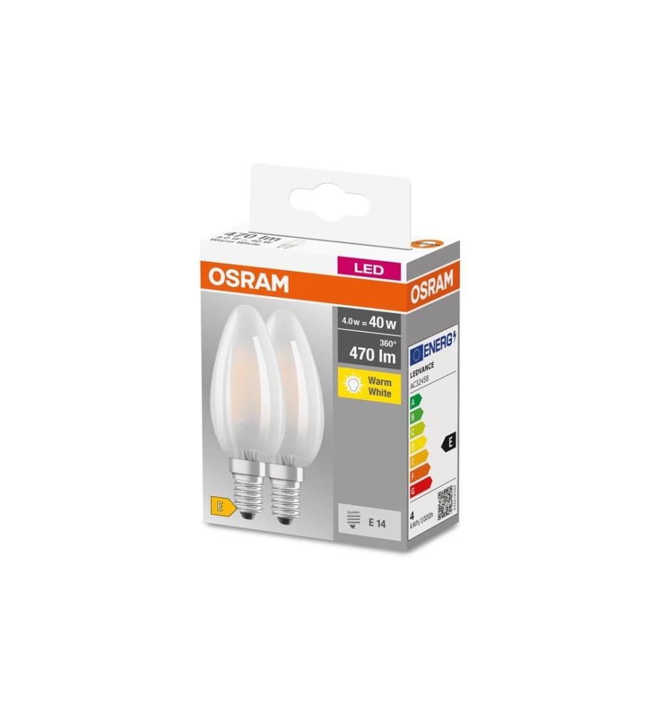 OSRAM - Lampe Base Retro, 4W, E14 Blanc chaud (WW)