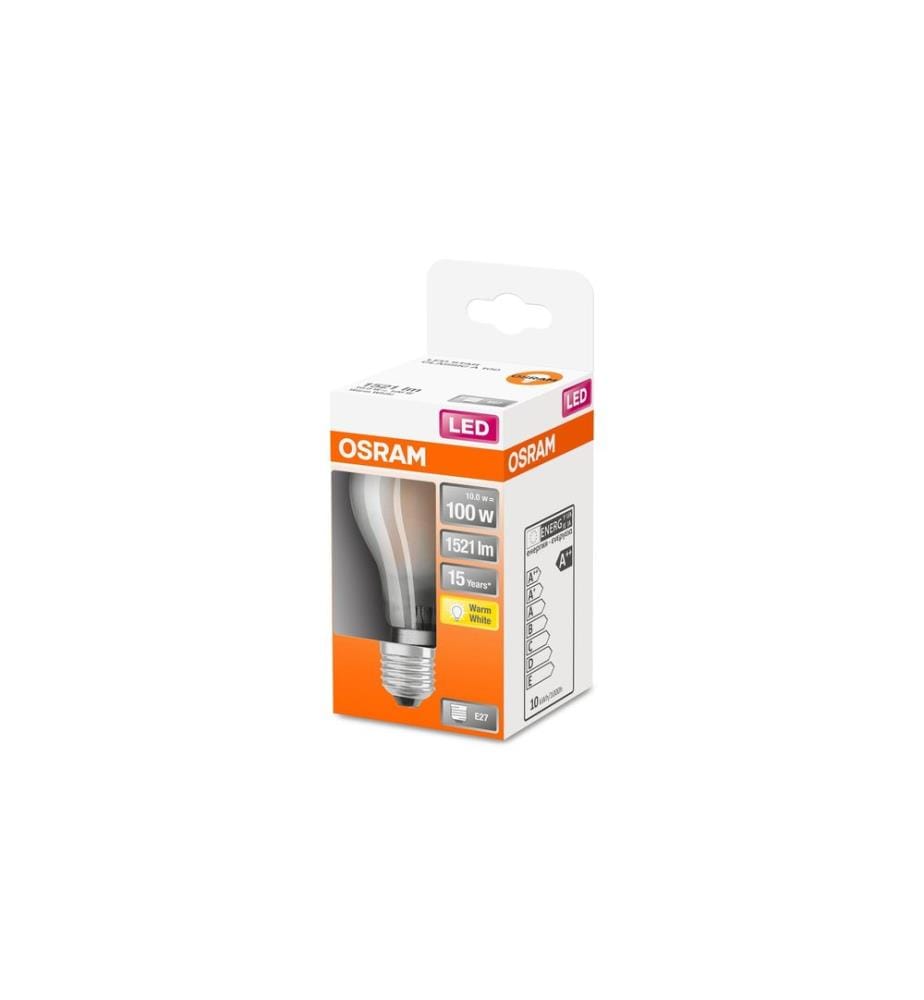 OSRAM - Lampe Star Retrofit, 10W, E27, Blanc chaud (WW)