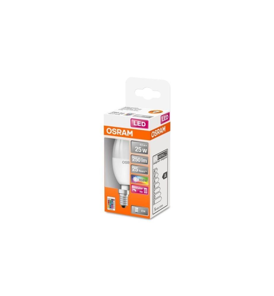 OSRAM - Lampe Star, 4.5W, E14, RGBW Blanc chaud (WW)