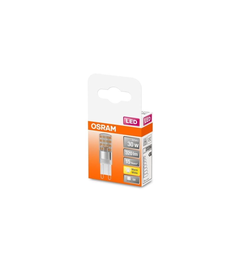 OSRAM - Lampe Star Pin 30, 2.6W, G9 Blanc chaud (WW)