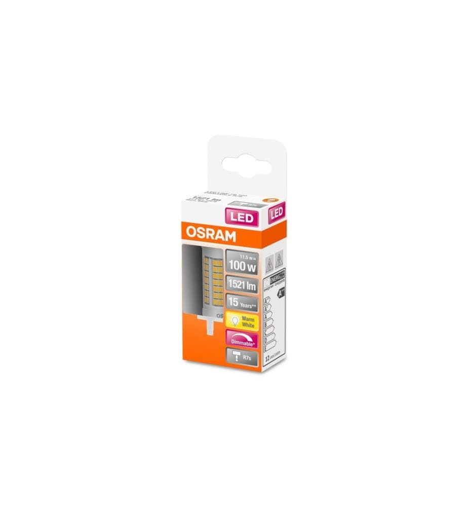 OSRAM - Lampe Superstar Line 78, 11.5W, R7 s Blanc chaud (WW)